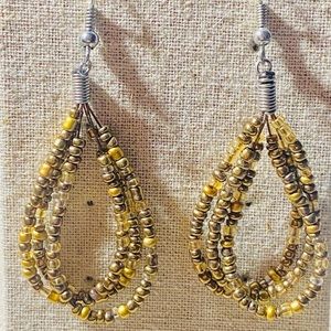 Gold Beaded Earrings 🔥 3 for $20